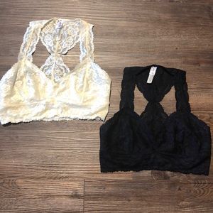 2 Free People Bralettes